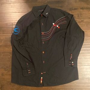 Coogi embroidered shirt vintage